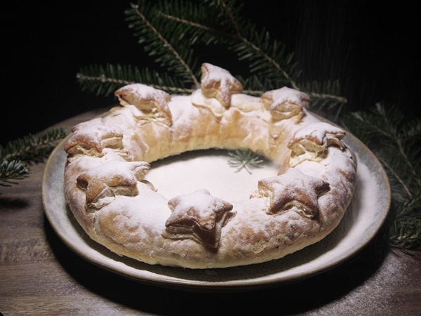 Roomboter amandelkerstkrans 500 gram