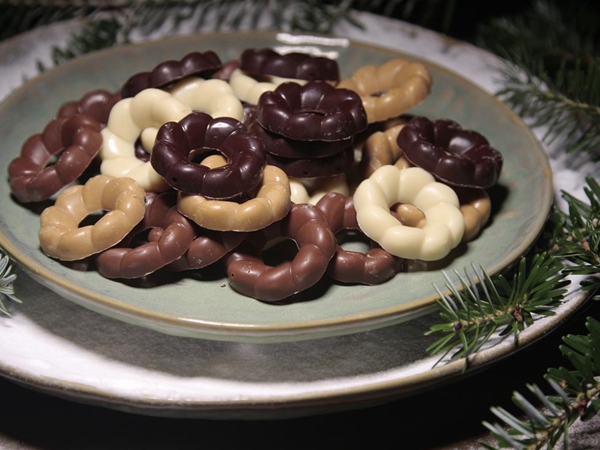 Mix Chocolade kerstkransjes